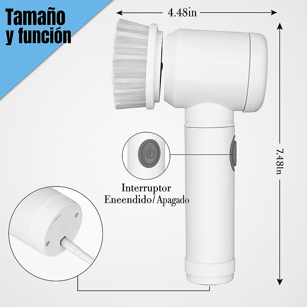 Cepillo CleanMax 3 en 1